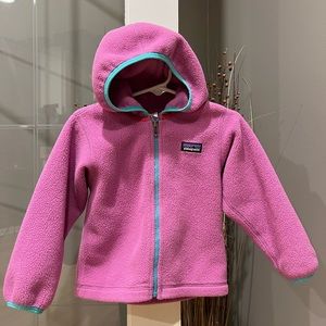 Patagonia fleece zip up size 2T